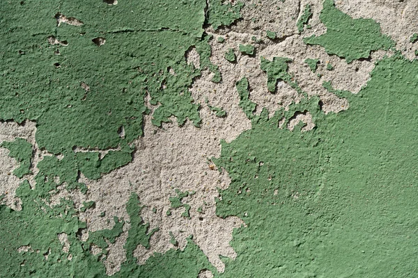 Stone grunge green wall with scratches — Stock Photo, Image