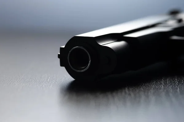 Pistola negra moderna Imagen de stock
