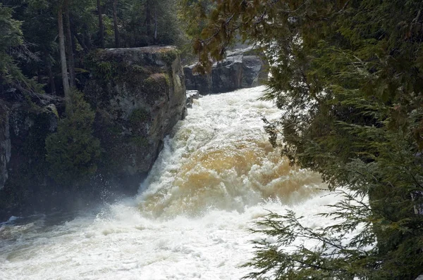 Prachtige Waterval Mckenzie Berg New York Staat — Stockfoto