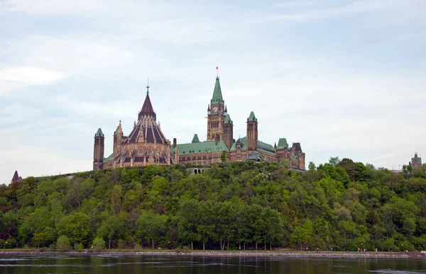 Budynki Parlamentu Ottawie Ontario Kanada — Zdjęcie stockowe