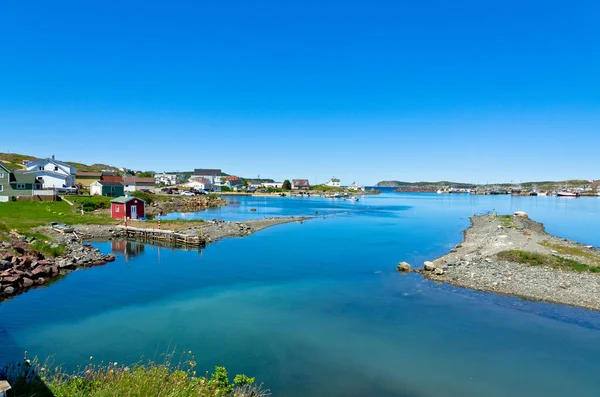 Μικρό Ψαροχώρι Στο Newfoundland Καναδά — Φωτογραφία Αρχείου