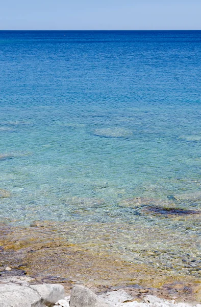 Green Blue Water Huron Lake Canada Blue Sky — Stock Photo, Image