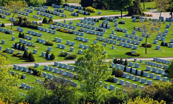 Cementerio Luz Del Sol Puesta Del Sol — Foto de Stock