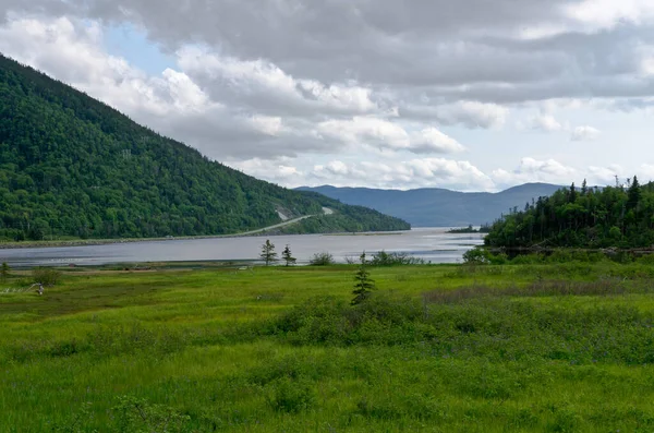 Highway Back Country Terra Nova Canadá — Fotografia de Stock