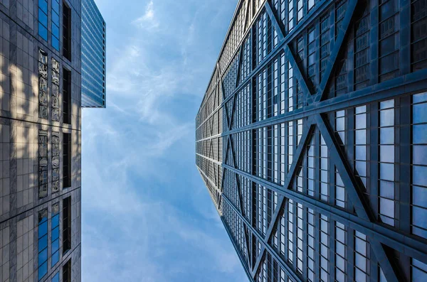 Вид Будівлі Центрі Чикаго — стокове фото