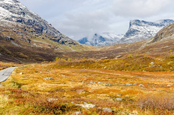 Hora Vysočina Norsku Podzim — Stock fotografie