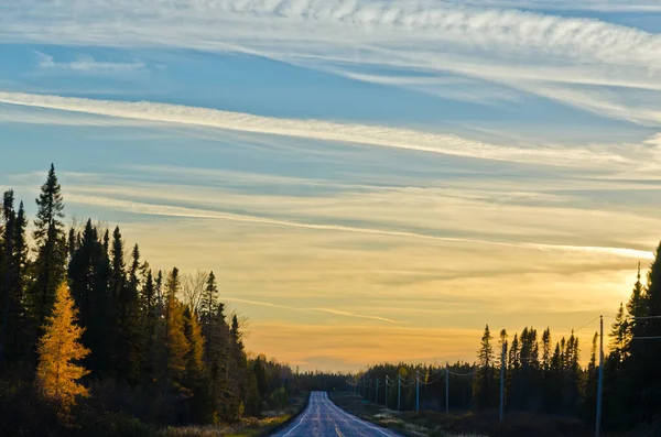 Trans Canada Highway Nära Superior Lake Ontario Kanada — Stockfoto