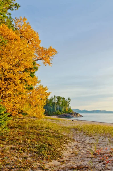 Superior Lake Hösten Ontario Kanada — Stockfoto