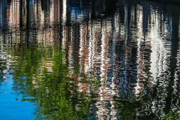 Canales Antiguos Del Centro Amsterdam — Foto de Stock