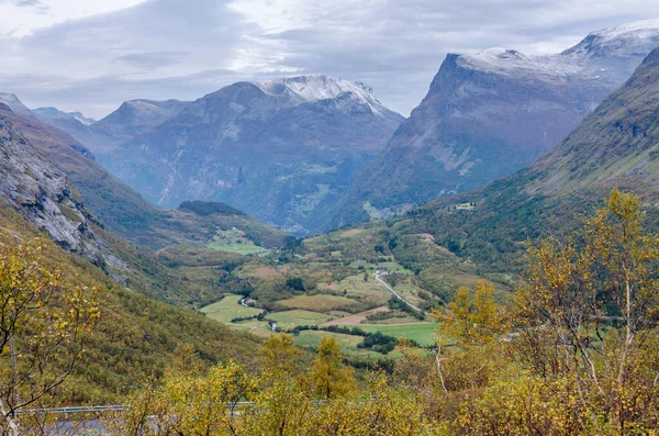 Berg Und Hochland Norwegen Zur Herbstzeit — Stockfoto