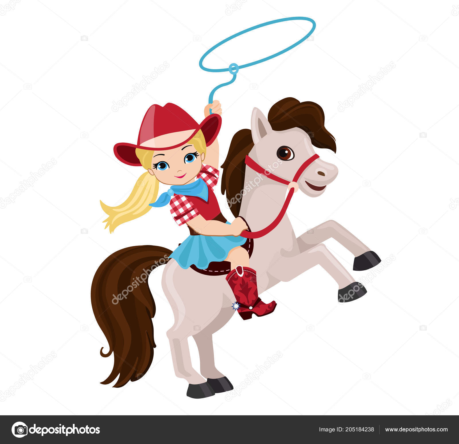 Ã cone De Cavalo Cowboy, Estilo De Desenho Animado Ilustração do Vetor -  Ilustração de beleza, projeto: 156332176