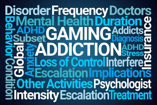 Gaming Addiction Word Cloud