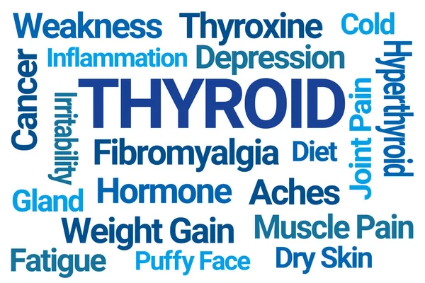 Thyroid Word Cloud — Stock Photo, Image