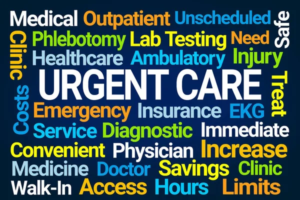 Urgent Care Word Cloud — Stock Photo, Image