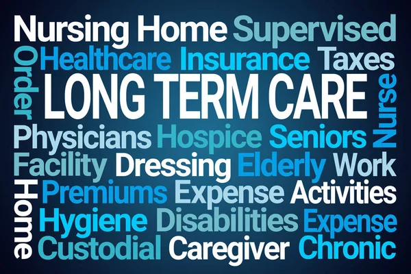 Long Term Care Word Cloud — Stock Photo, Image