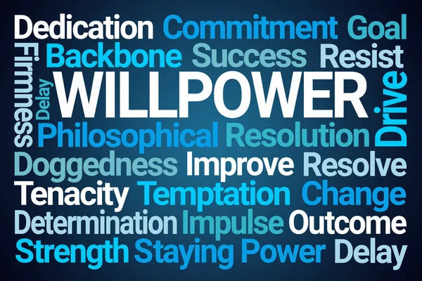 Willpower Word Cloud — Stock Photo, Image