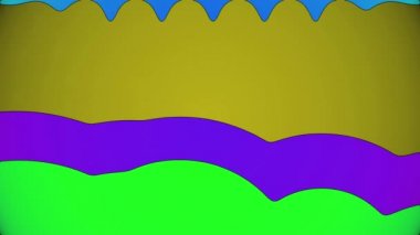 Funky soyut şekiller ve boya arka plan döngü