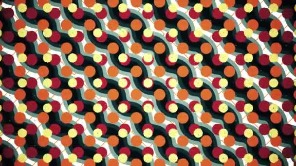 Abstract Looping Vintage Pattern Looping Background — Stock Video