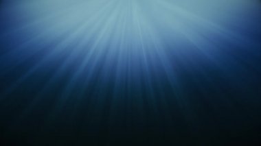 Kabarcıklar Sualtı Soyut Ethereal Heavenly Işık Işınları Arka Plan Loop ile Deep Sea