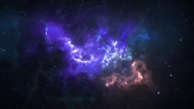 Sıcak Amber Soyut Fraktal Döngü Arka Plan 