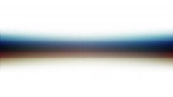 Analogique Abstrait Tempo Driven Barres Balayage Boucle Avec Écran Pixel — Video