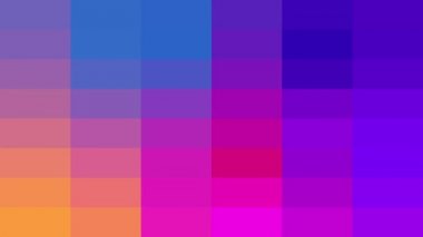 Soyut Multi Mozaik Renk Arka Plan Döngüsü