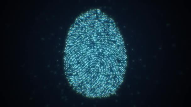 Fingerprint Identification Background Loop — 비디오