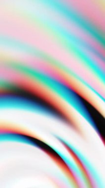 Soyut Renkli Yansıtıcı Fraktal Arkaplan Döngüsü