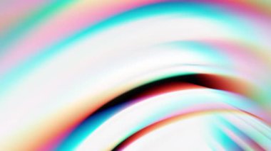 Soyut Renkli Yansıtıcı Fraktal Arkaplan Döngüsü