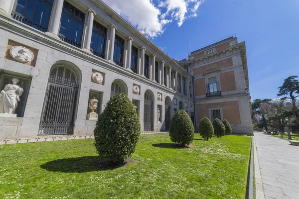 Madrid España Mayo 2018 Entrada Del Museo Del Prado Con — Foto de Stock