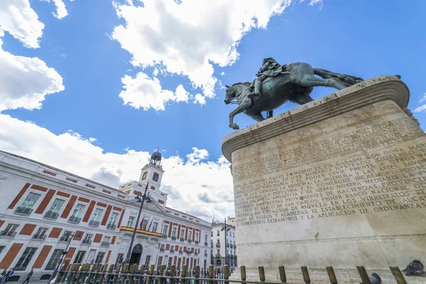 Madrid Spanya Mayıs 2018 Carlos Iii Puerta Del Sol Madrid — Stok fotoğraf