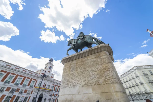 Madrid Spanya Mayıs 2018 Carlos Iii Puerta Del Sol Madrid — Stok fotoğraf