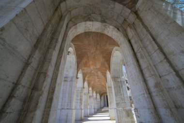 Geçiş eski kemerler, mimari. Görme palace, Aranjuez (bir müze günümüzde), 18. yüzyıl, royal residence İspanya Anıtı.