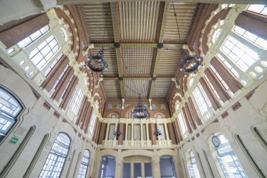 Aranjuez, İspanya-Mart 25,2018: Demiryolu İstasyonu, Renfe Aranjuez