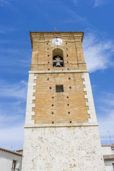 Toren Van Kerk Chinchon Spaanse Provincie Madrid Spanje — Stockfoto