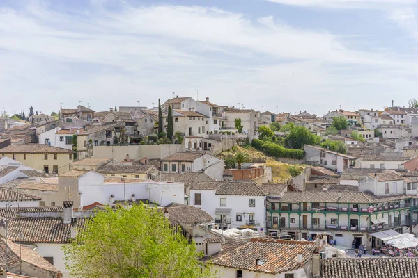 Chinchon Madrid Aprile 2017 Spagna Mercato Medievale Plaza Chinchon Dove — Foto Stock