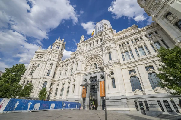 Municipio Madrid Palazzo Delle Comunicazioni Spagna Fontana Cibeles — Foto Stock