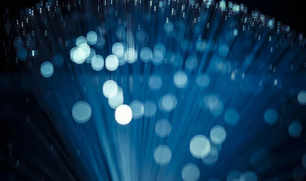 Fiber Optic Showing Data Internet Communication Concept — Stock Photo, Image