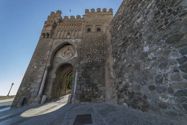 Miras Toledo Kapı Puerta Del Sol Güneş Kapı Spanya — Stok fotoğraf