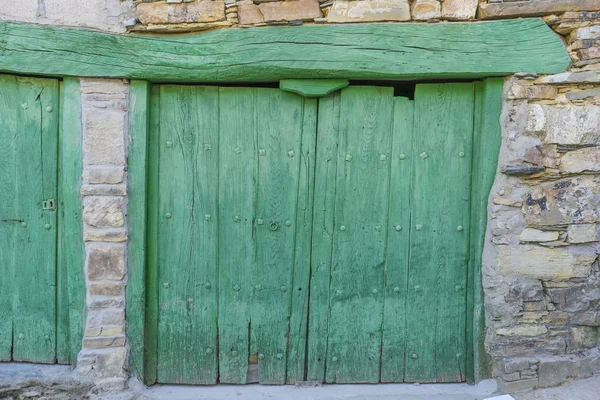 Hout Steen Huizen Provincie Zamora Spanje — Stockfoto