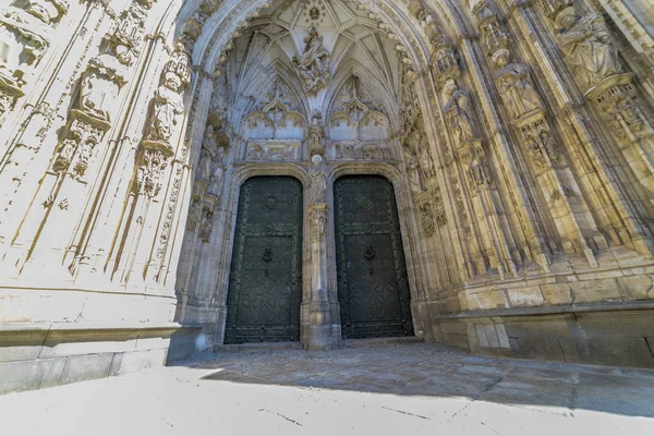 Toledo Kathedraal Primada Santa Maria Van Toledo Legermuseum Gevel Spaanse — Stockfoto