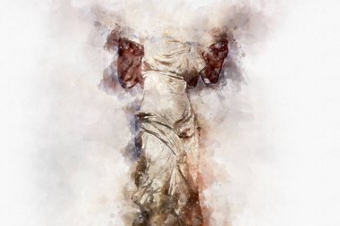 Suluboya, Samothrace'in Kanatlı Zaferi. Samotracia Antik Sanatı Zaferi