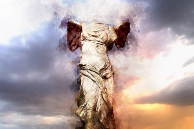 Suluboya, Samothrace'in Kanatlı Zaferi. Samotracia Antik Sanatı Zaferi