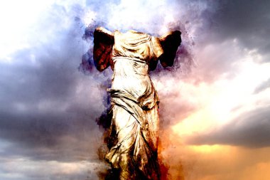 Suluboya, Samothrace'in Kanatlı Zaferi. Samotracia Antik Sanatı Zaferi
