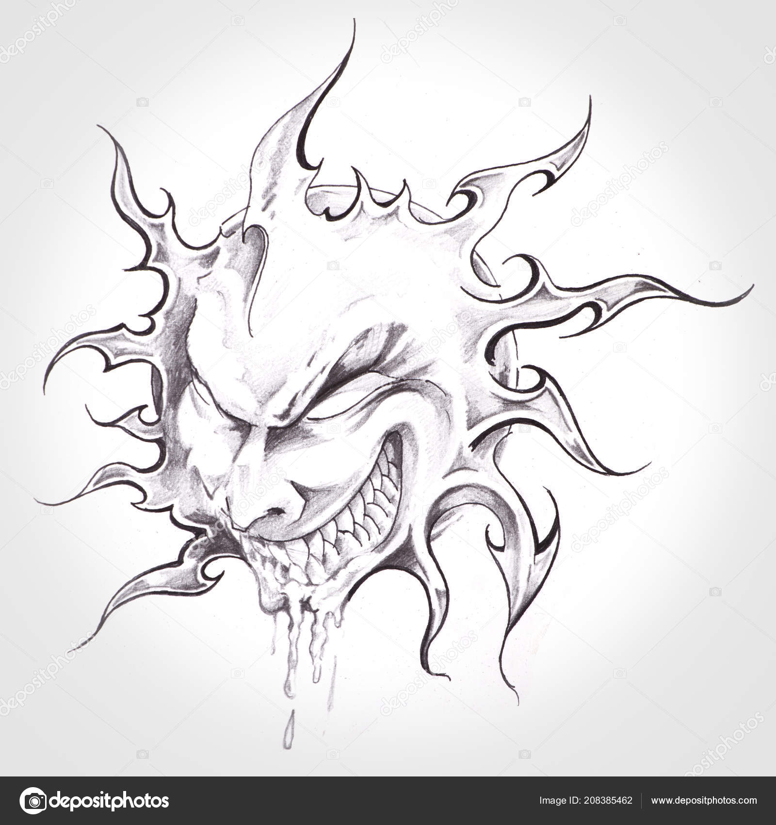 Pic. #Design #Skulls #Monter #Tattoo, 77560B – Monster Tattoos