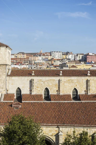 Luchtfoto Van Kathedraal Van Stad Santander Spanje — Stockfoto