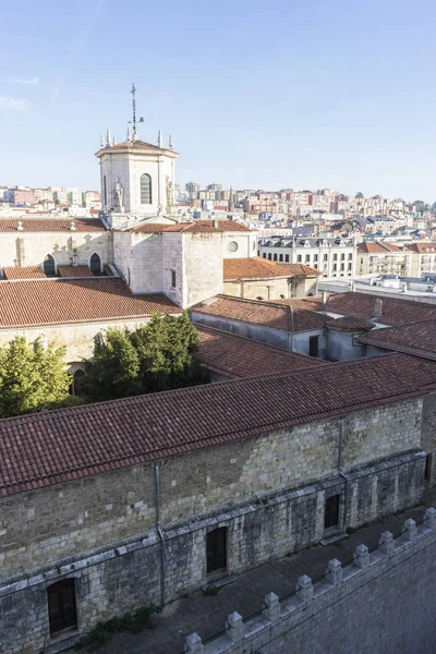 Vista Aérea Catedral Santander España — Foto de Stock