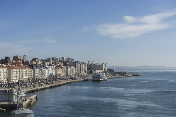 Veduta Della Baia Santander Spagna Mare Cantabrico Nord Della Penisola — Foto Stock