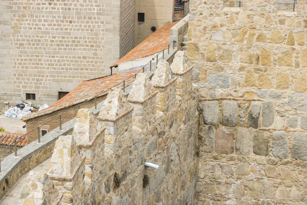 Стены Города Авила Кастилии Лен Испания Укреплённый Средневековый Город — стоковое фото