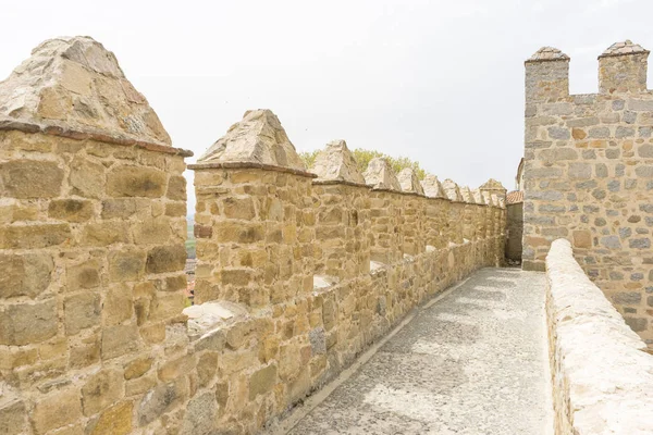 Mauern Der Stadt Avila Castilla Len Spanien Befestigte Mittelalterliche Stadt — Stockfoto